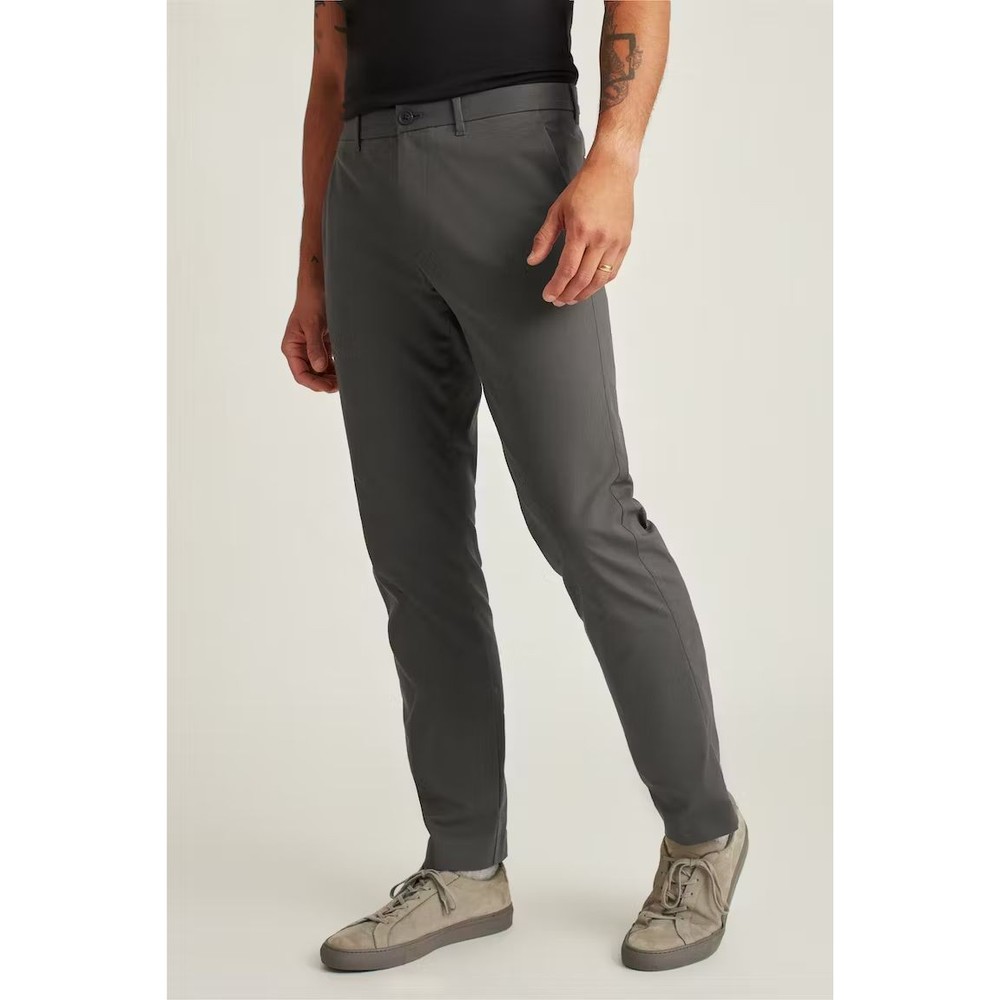 Bonobos Tech Chinos 3XDRY Tailored Fit Black Pepper Gray Men Sz 28 / 32 NEW